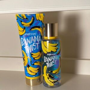 Victoria’s Secret Banana Twist fragrance lotion and mist duo